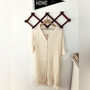 NLT Off White Midi Dress